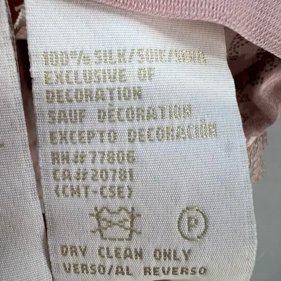 Tommy Hilfiger Women's Y2K Babydoll Tank Top Size 24 Floral Pattern Silk 90s - Picture 5 of 12